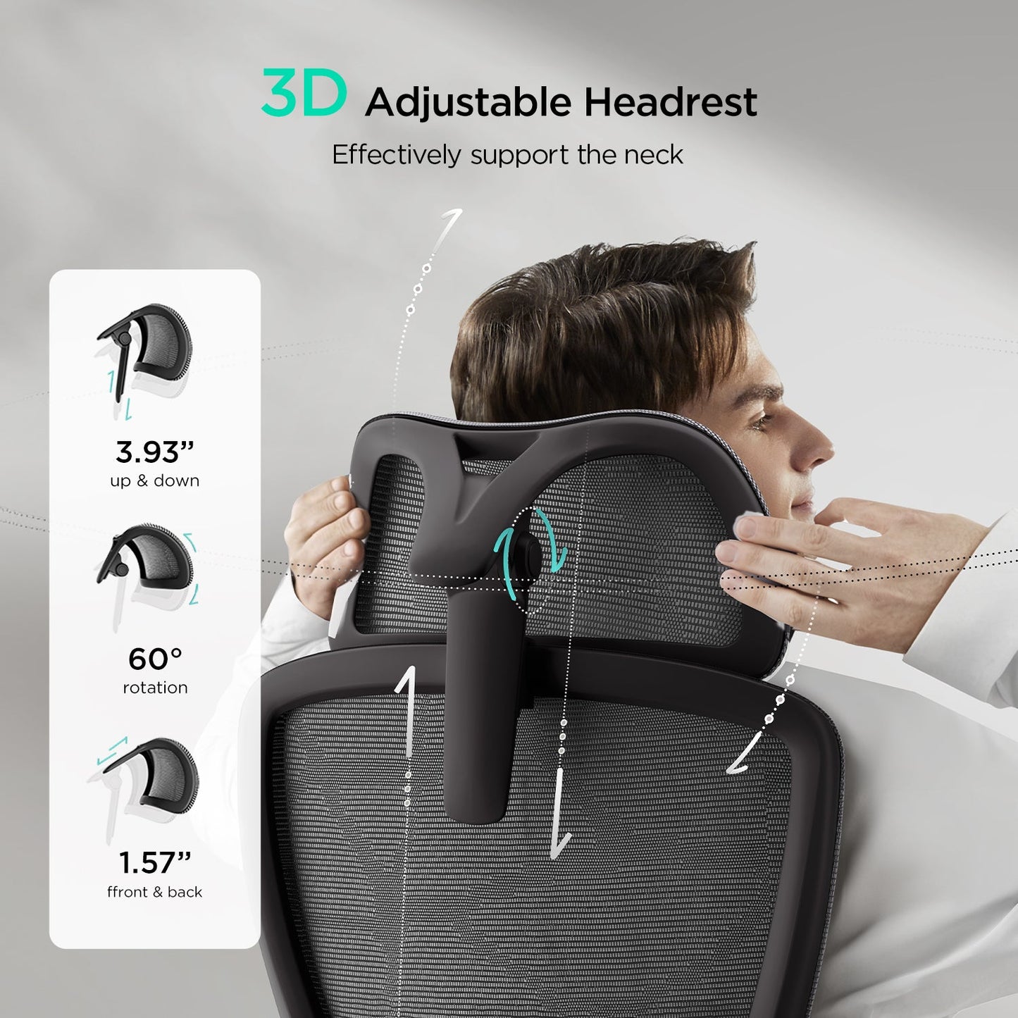 HBADA E2 Pro Ergonomic Office Chair without Footrest