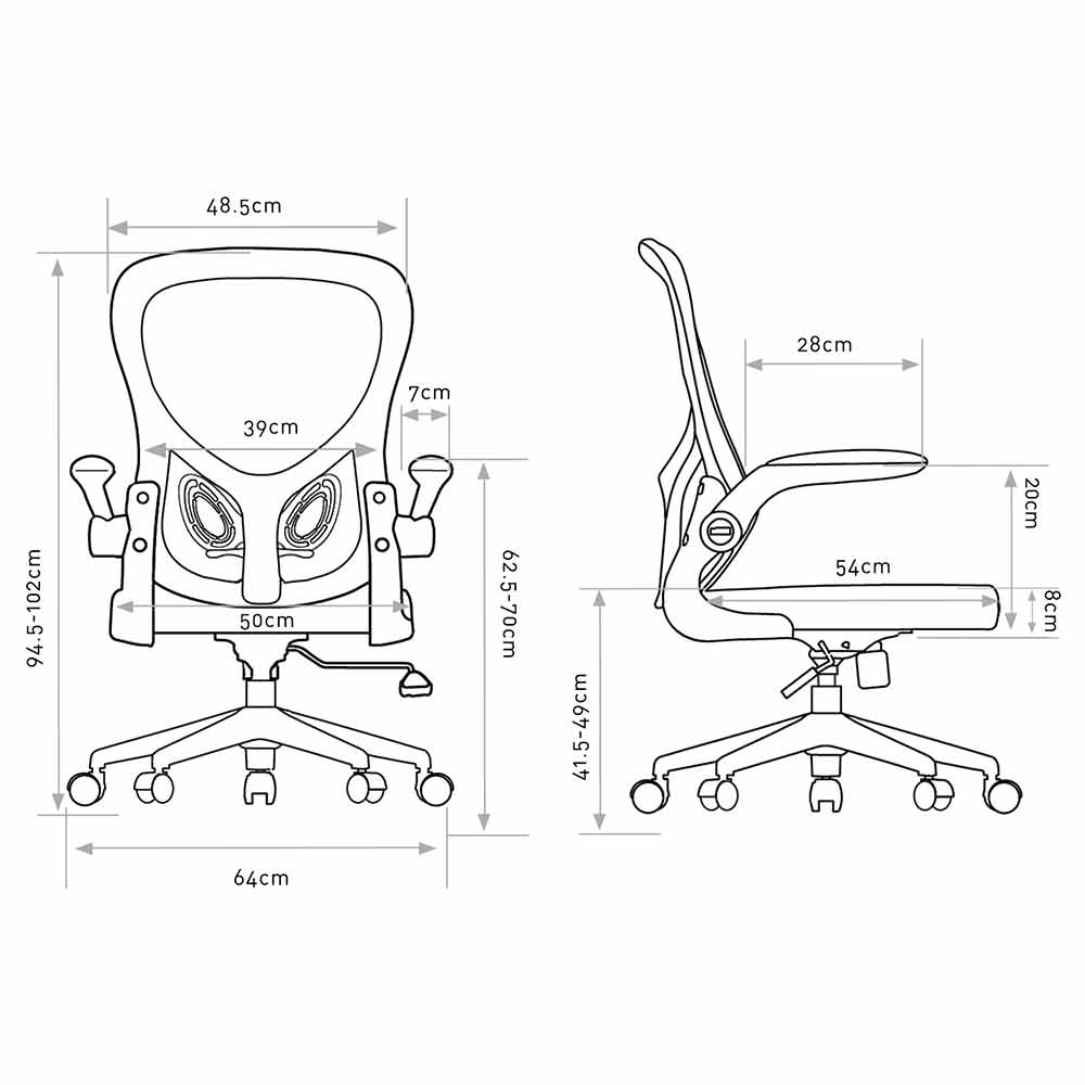 HBADA Butterfly Office Chair-J3