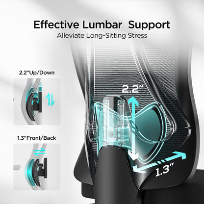 HBADA P3 Ergonomic Chair without Footrest