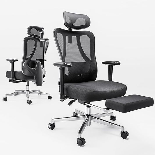 HBADA P3 Ergonomic Chair with Footrest